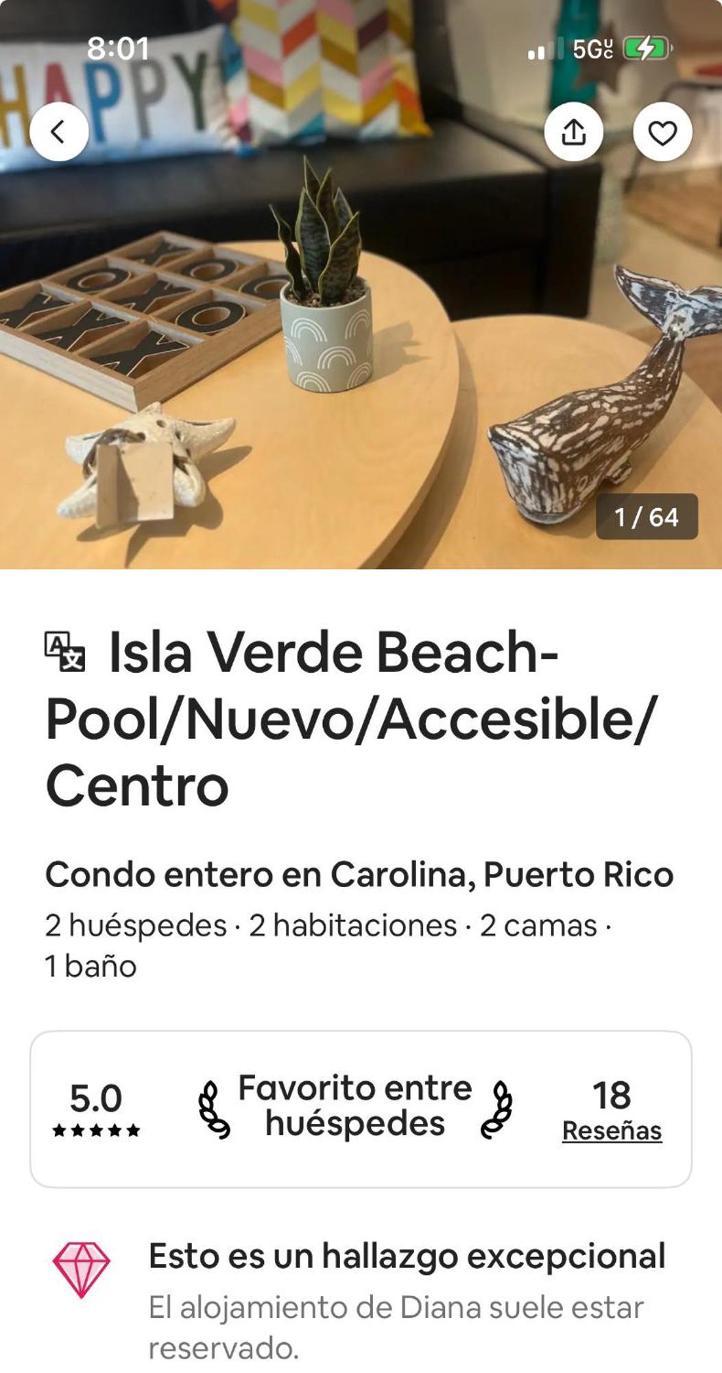 Isla Verde Frente A La Playa Y Piscina, Centrico Y Accesible San Juan Luaran gambar